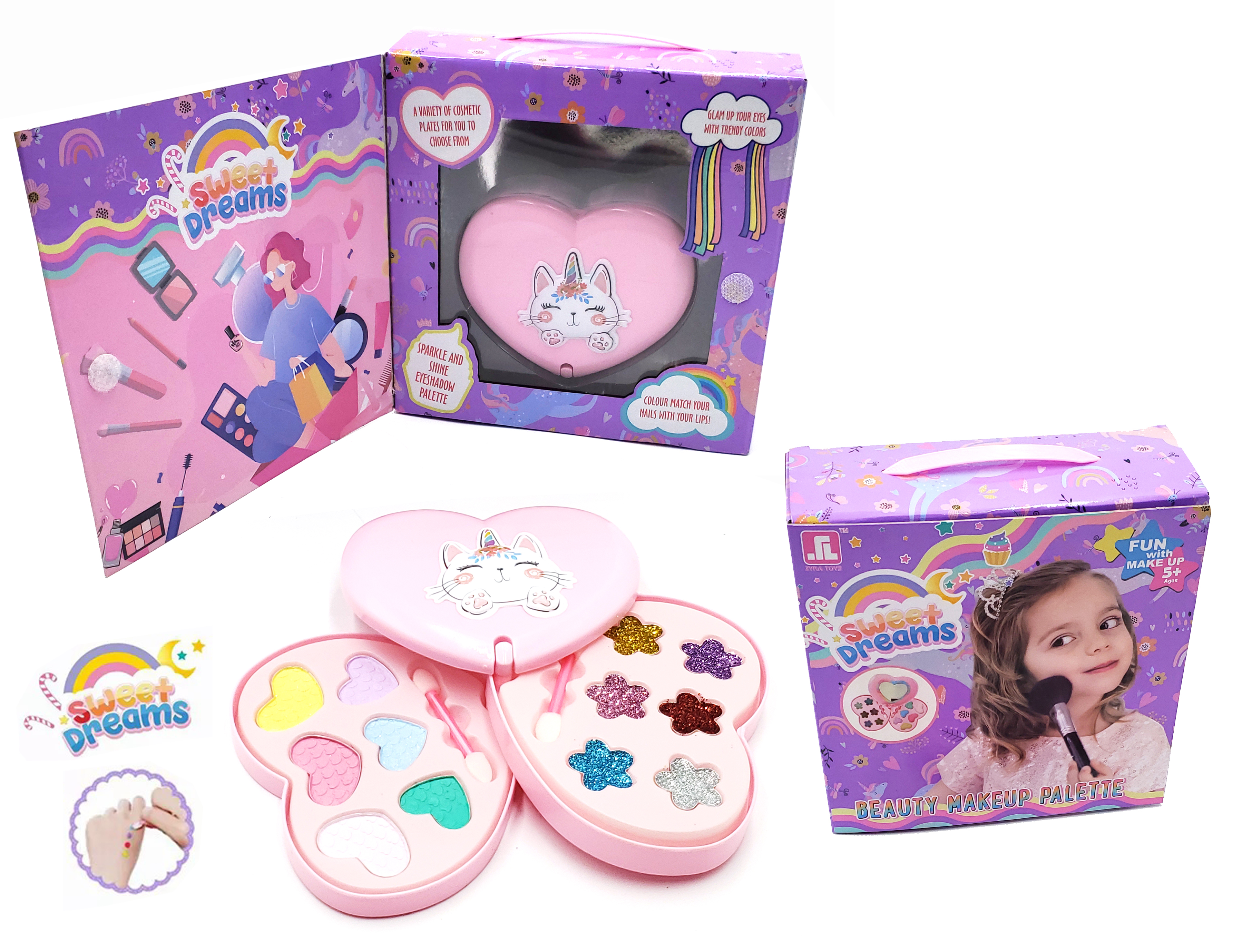 علبة مكياج اطفال 3 موديل